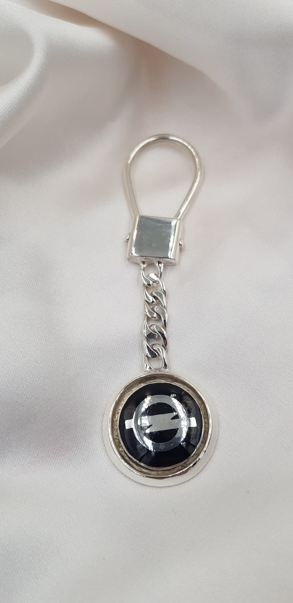 Vog Opel Logolu 925 Ayar Gümüş Araç Anahtarlığı