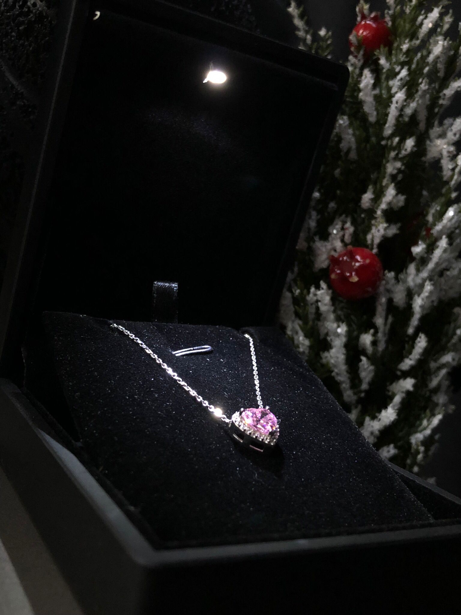  Pembe Kalp Model  Zirconia Taşlı 925 Ayar Gümüş Sevgiliye • Eşe • Anneye • Arkadaşa Hediye Kolye