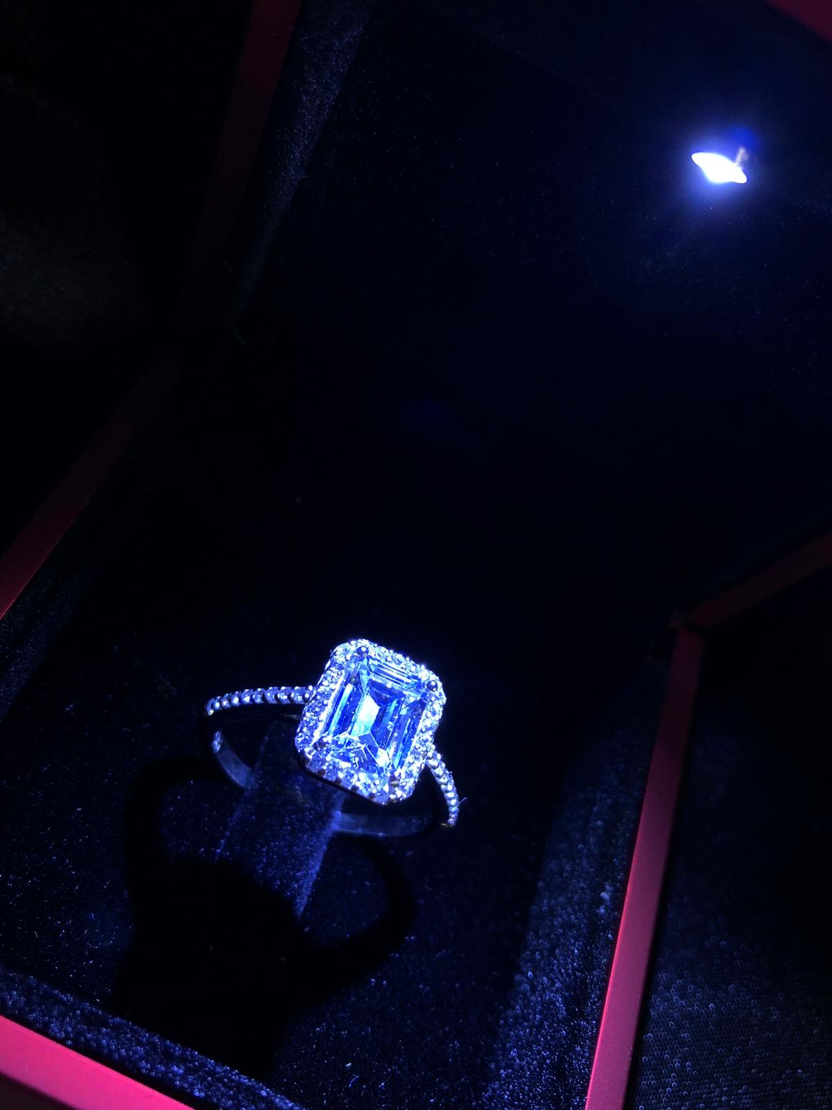 Vog Pırlanta Montür Effective Diamond Baget Evlilik Tektaşı 925 Ayar Gümüş Sevgiliye Eşe Yüzük