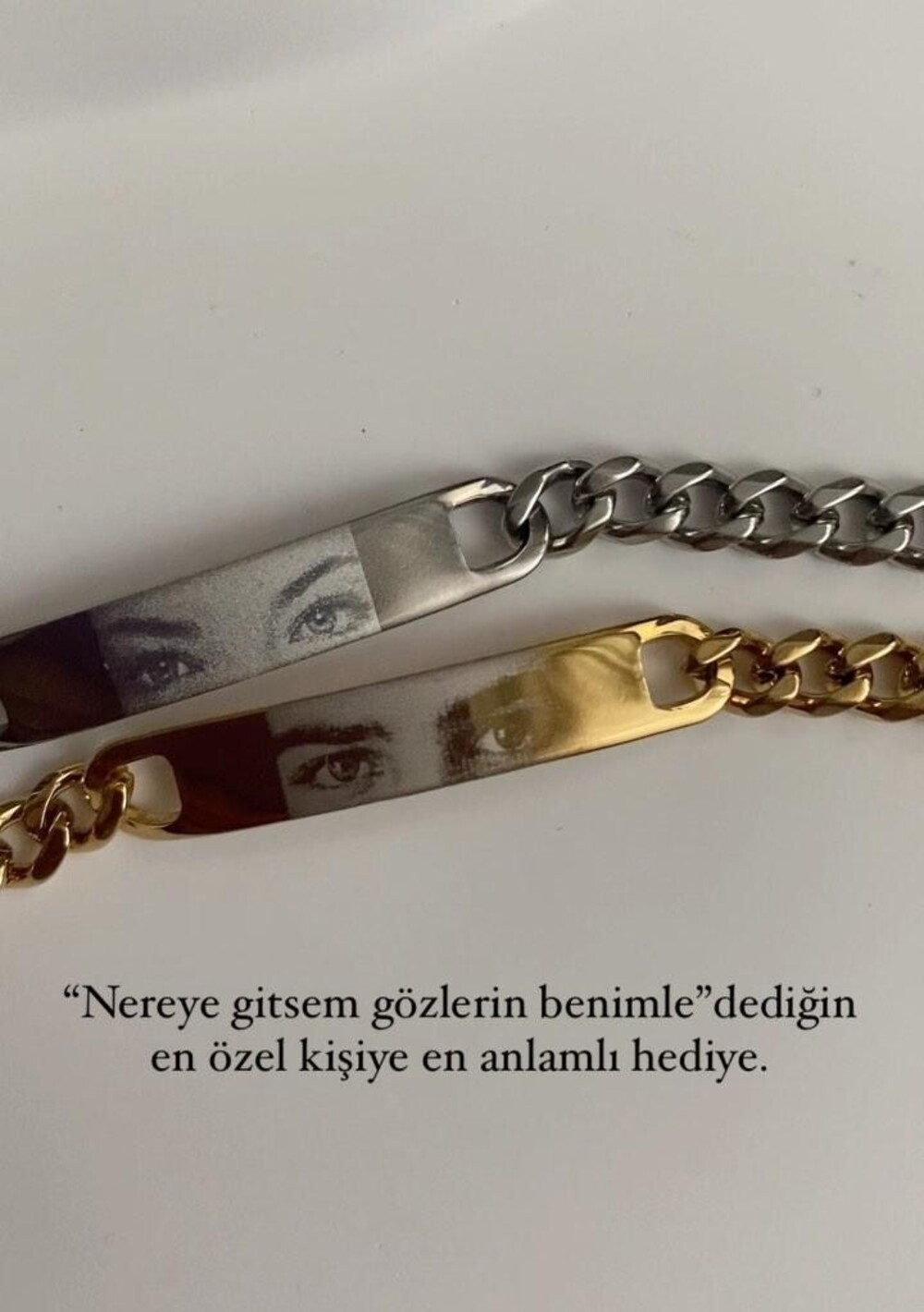 Vog  Çelik Sevdiğinin Gözleri Sevgili Yada Sevdiğiniz Gözleri Her Zaman Üzerinizde 1 Adet’tir