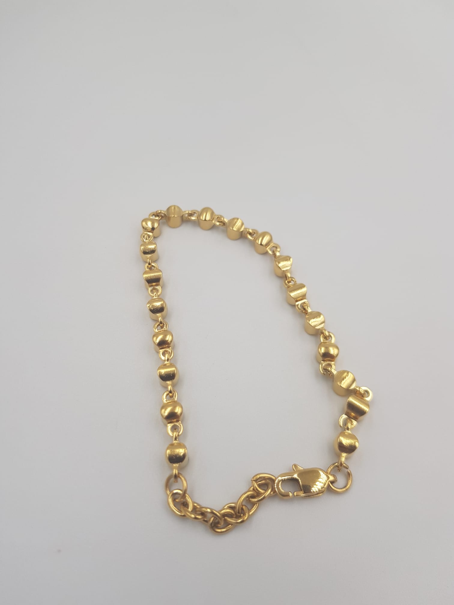 Vog  Paslanmaz Çelik Unisex Gold Renk Altın Tasarım Sevgiliye,Arkadaşa Hediye Bileklik