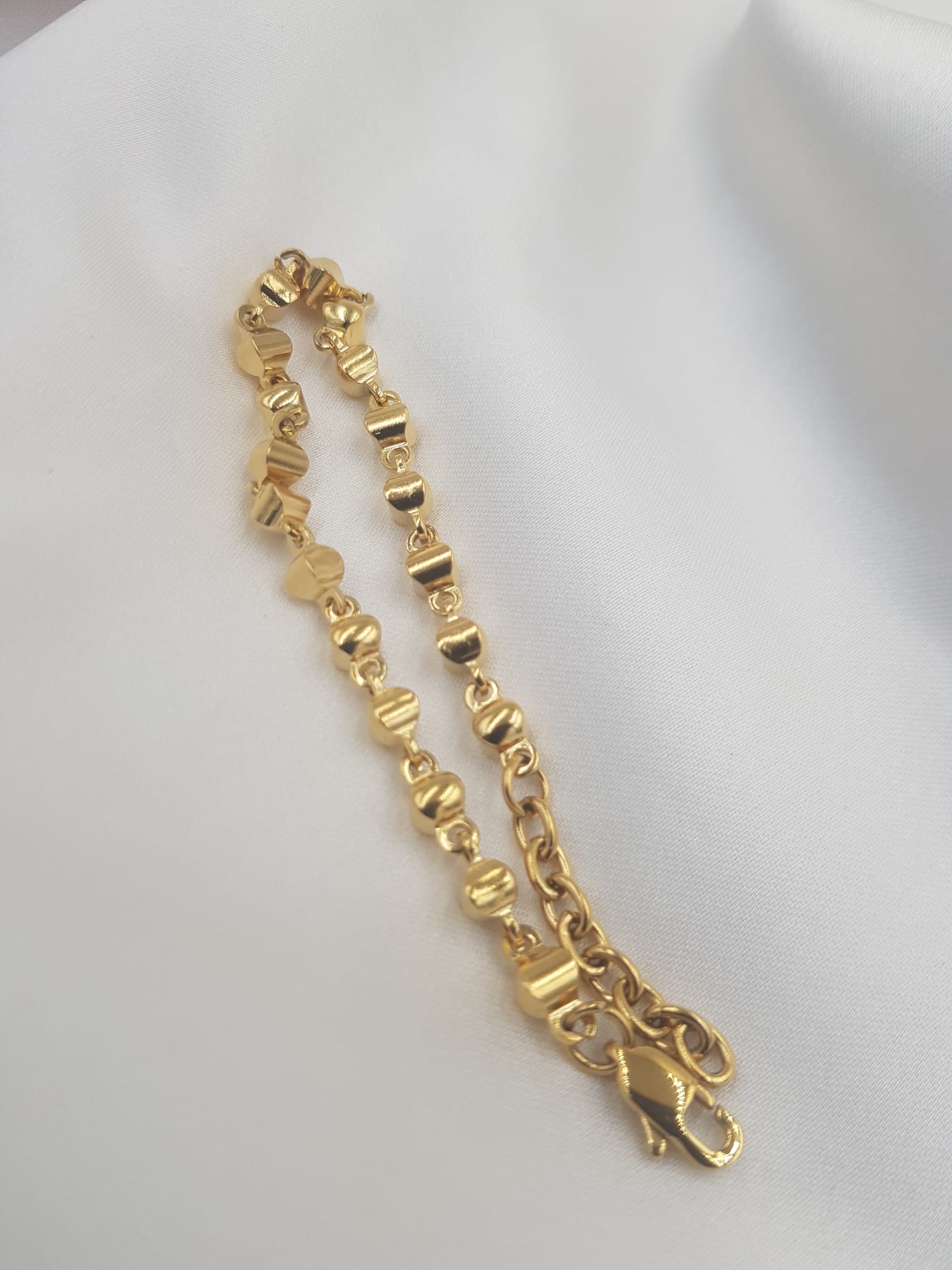 Vog  Paslanmaz Çelik Unisex Gold Renk Altın Tasarım Sevgiliye,Arkadaşa Hediye Bileklik