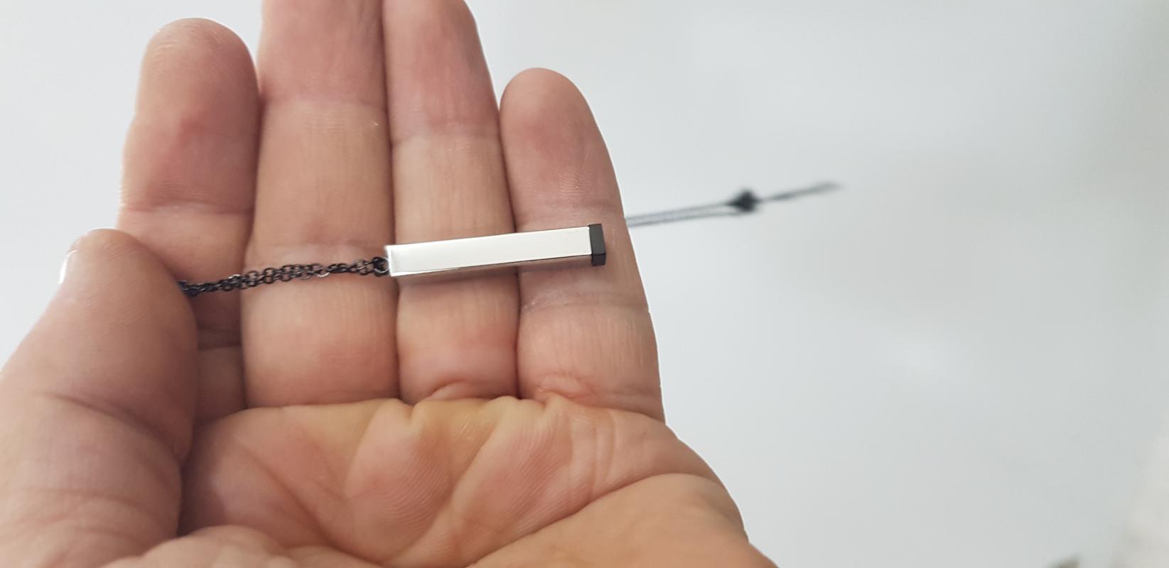 Vog Kişiselleştirile Bilinir Hareketli Uzun Bar Sevgiliye Eşe Arkadaşa Hediye Kolye