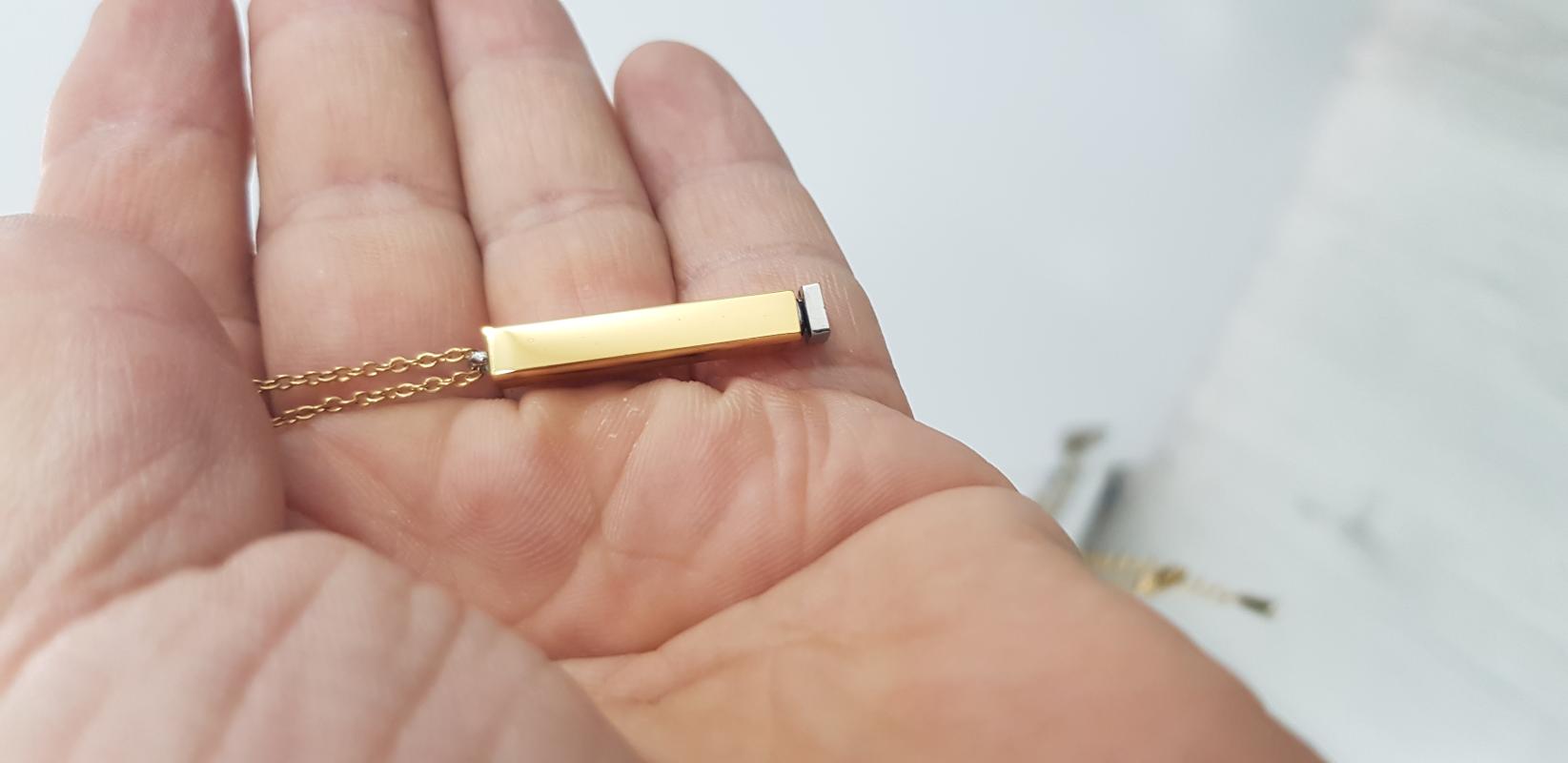 Vog Kişiselleştirile Bilinir Hareketli Uzun Bar Sevgiliye Eşe Arkadaşa Hediye Kolye