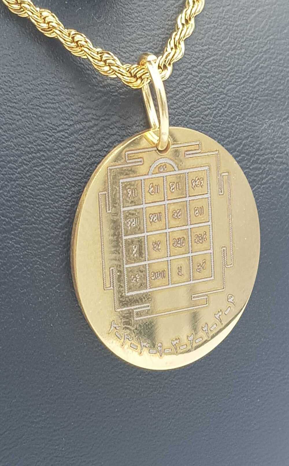 Vog Çift Yönlü Vashikaran&Sri Yantra Aşk,Para,Sağlık.Başarı,Şans Mıknatısı Çelik Kolye