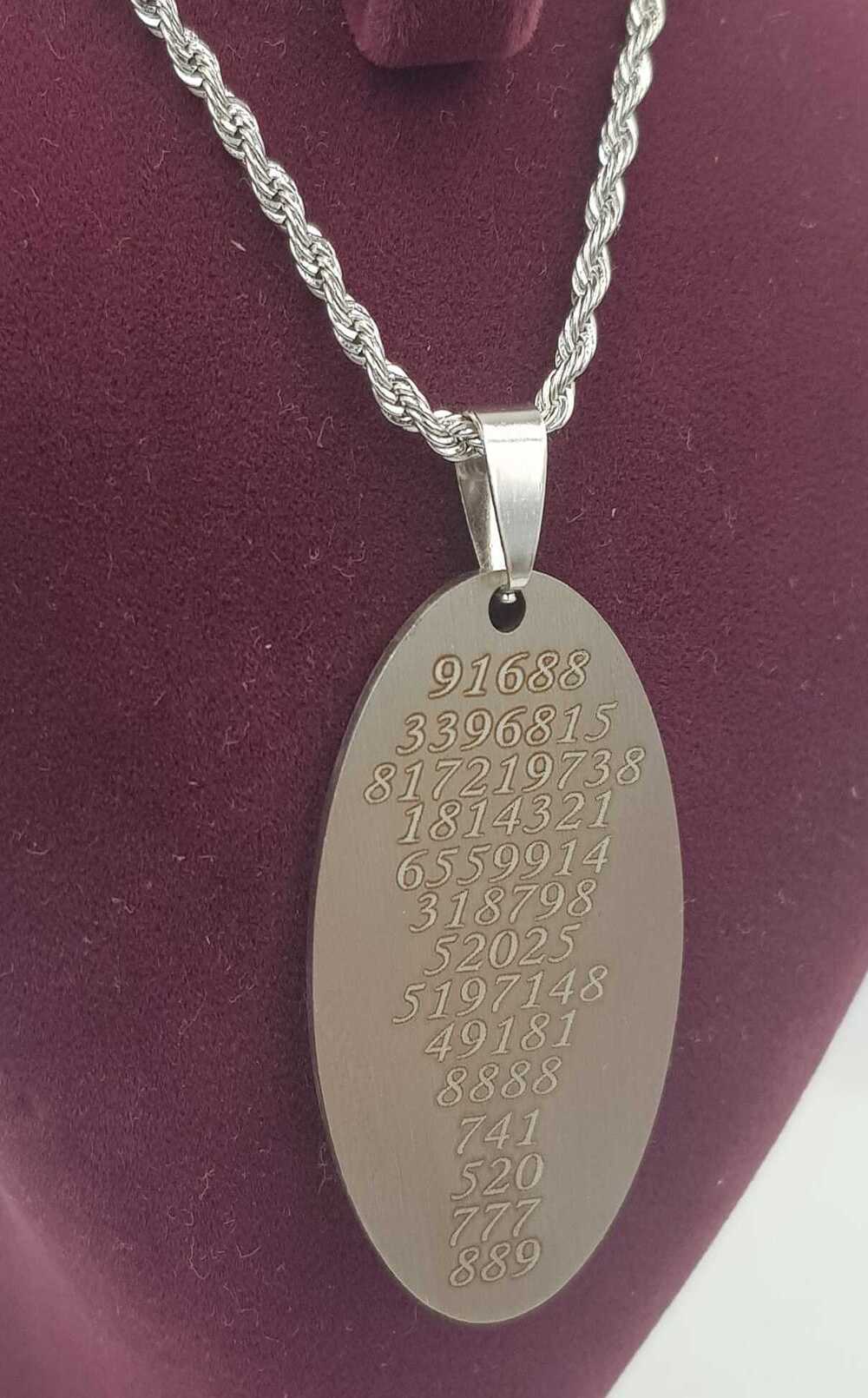 Vog Üçlü Mucize Hz.Süleymanın Mührü,Yaşam Çiçeği V Sri Yantra Sarı Renk Çelik Kolye