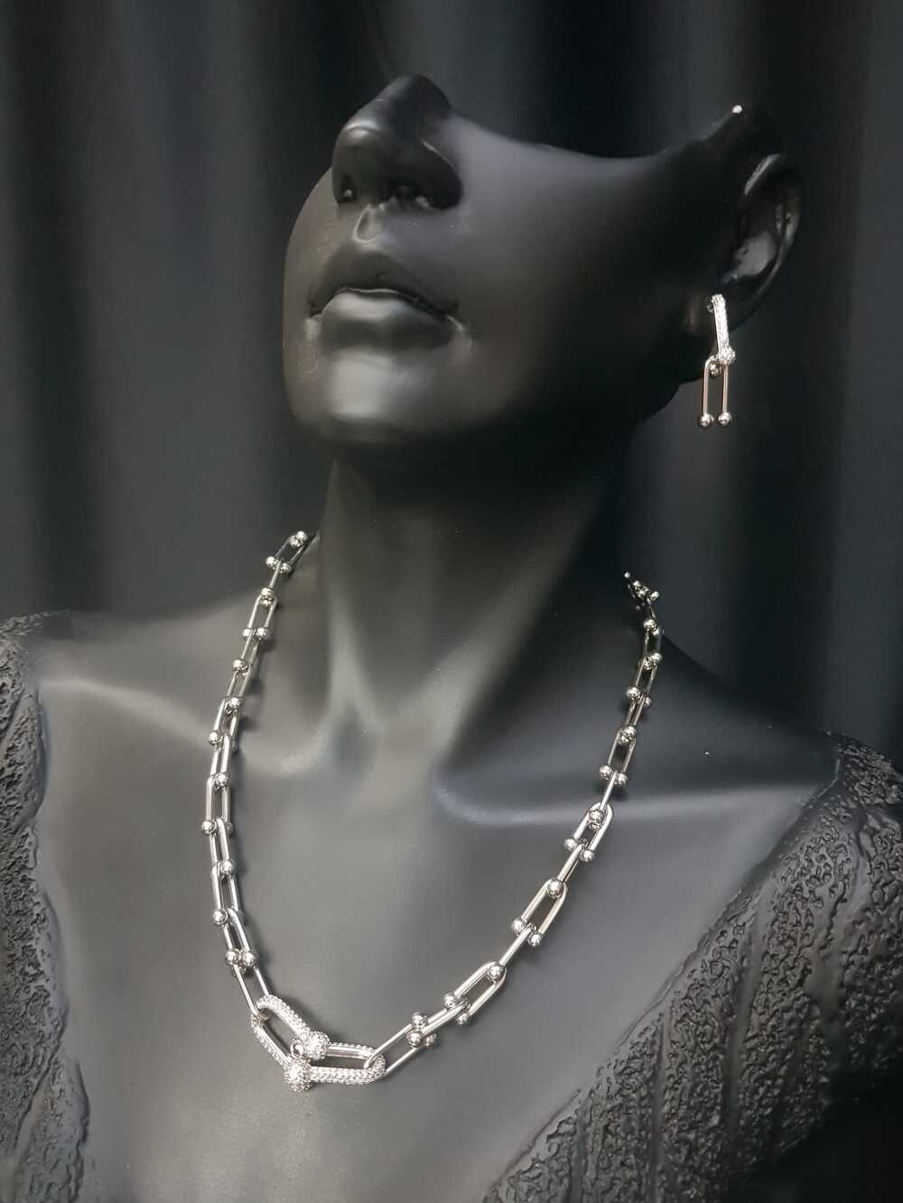 Vog Vip Çelik Xuping Model Tiffany&Co 3’Lü Set Sevgiliye,Anneye,Arkadaşa Kolye,Bileklik,Küpe