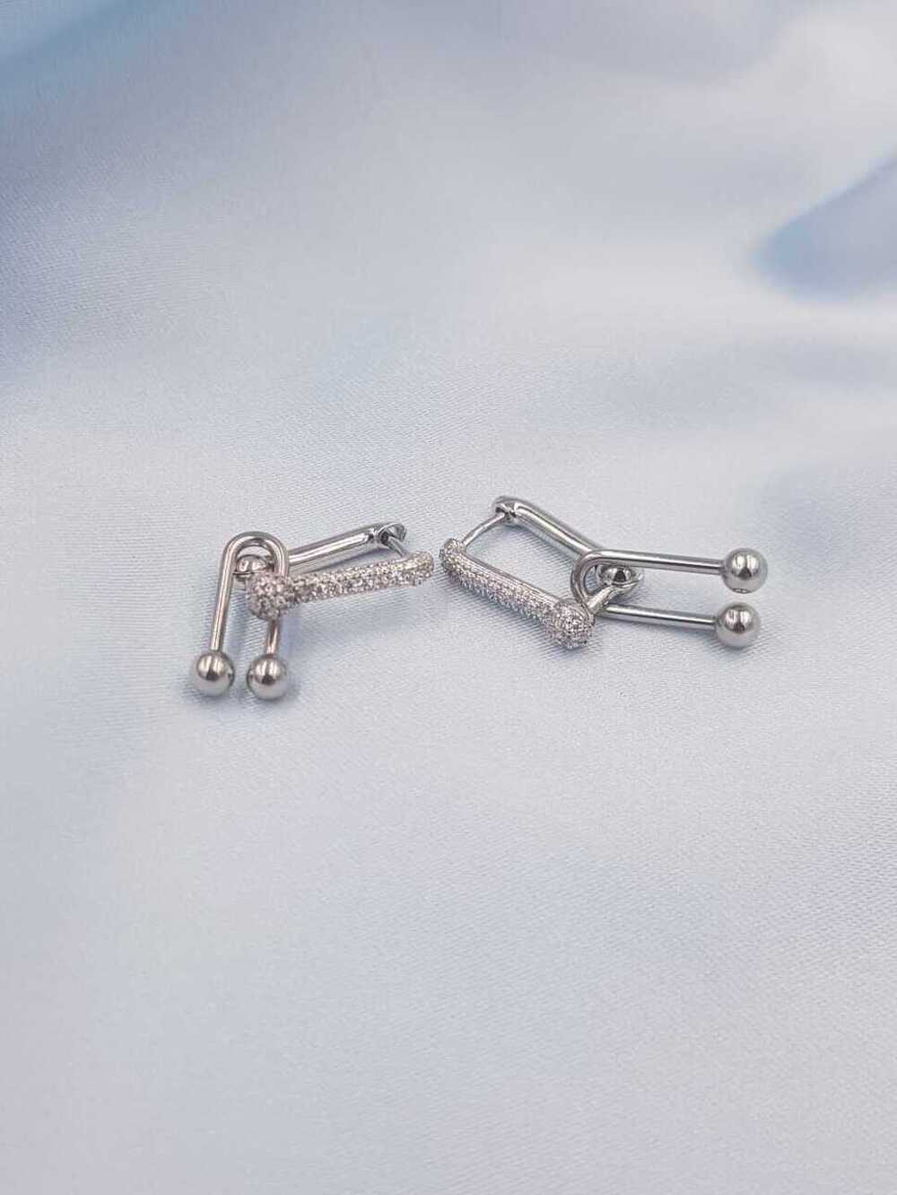 Vog Vip Çelik Xuping Model Tiffany&Co Taşlı Küpe Sevgiliye,Anneye,Arkadaşa Hediye Küpe