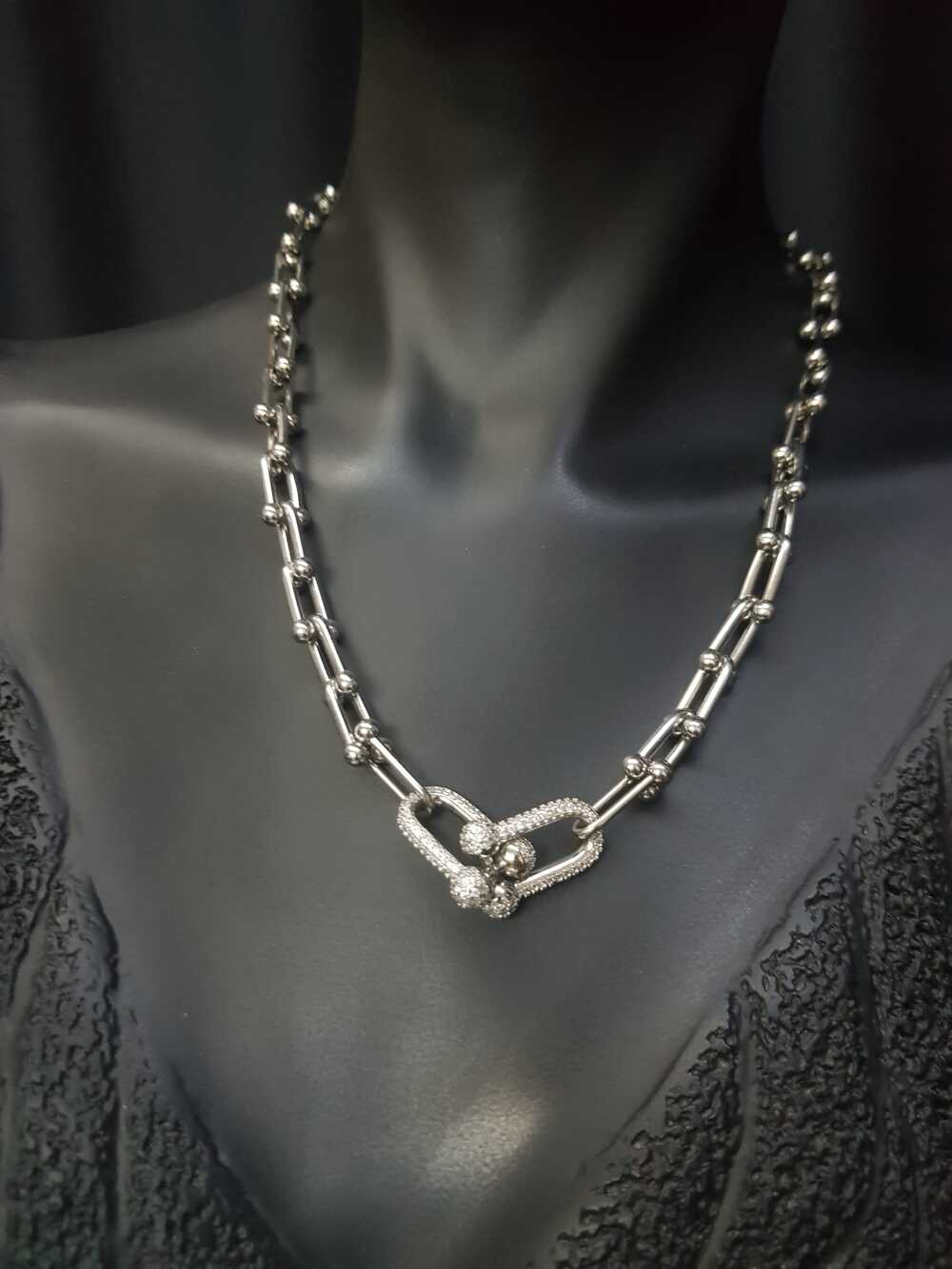 Vog Vip Çelik Xuping Model Tiffany&Co Taşlı Model Sevgiliye,Anneye,Arkadaşa Hediye Kolye