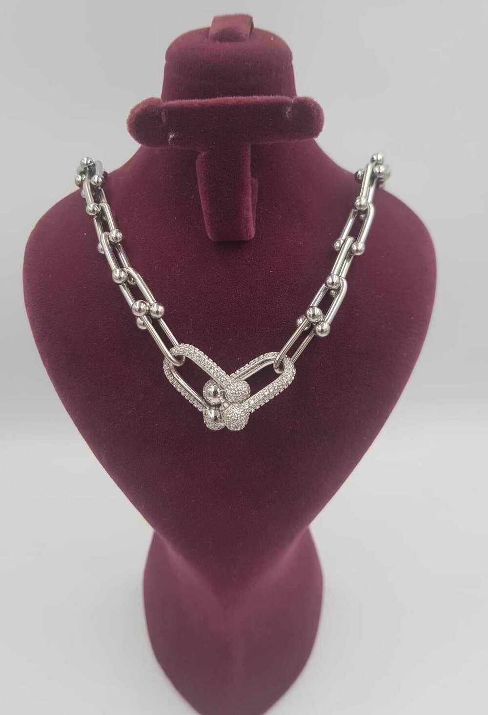 Vog Vip Çelik Xuping Model Tiffany&Co Taşlı Model Sevgiliye,Anneye,Arkadaşa Hediye Kolye