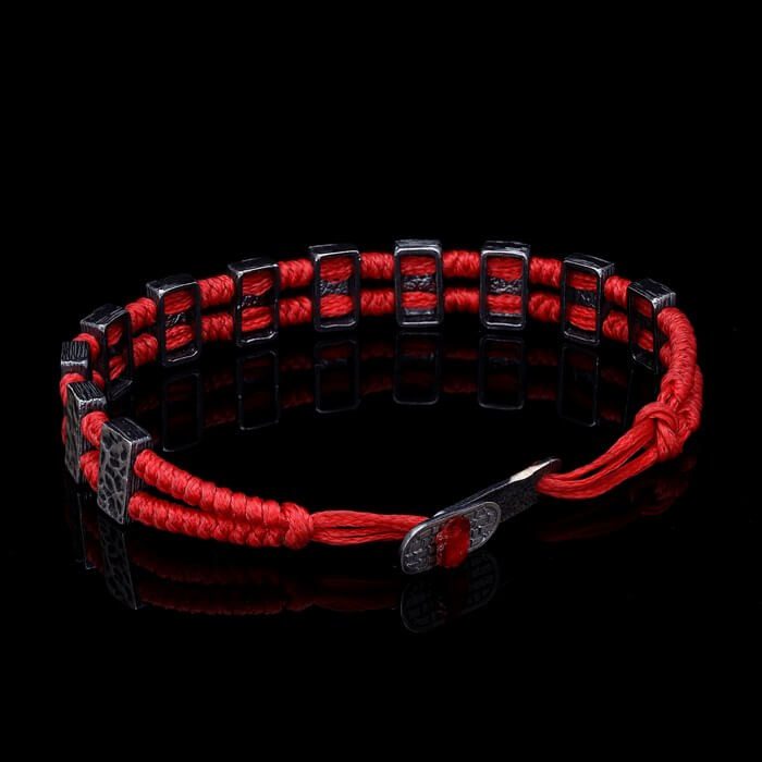 Vog Oksitli Yılan Örgü 925 Ayar Gümüş Sevgiliye Eşe Babaya Hediye İp Bileklik