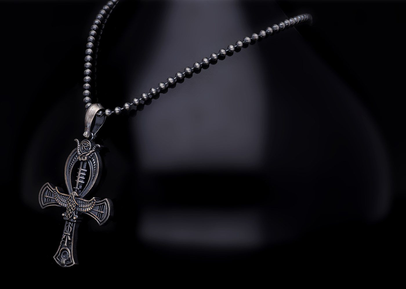 Vog Ankh Okside 925 Ayar Gümüş Sevgiliye Eşe Babaya Hediye Kolye