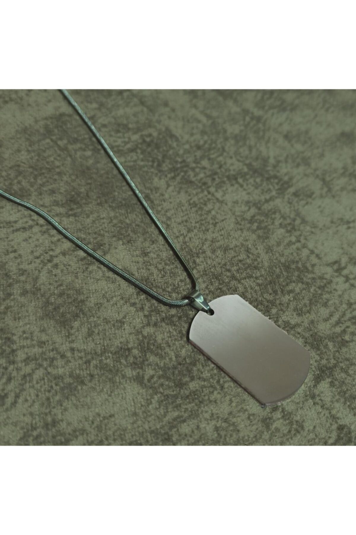  İsim Yazılan Asker Künyesi Dogtag Kolye - Paslanmaz Sevgiliye - Eşe - Babaya - Arkadaşa Çelik Kolye