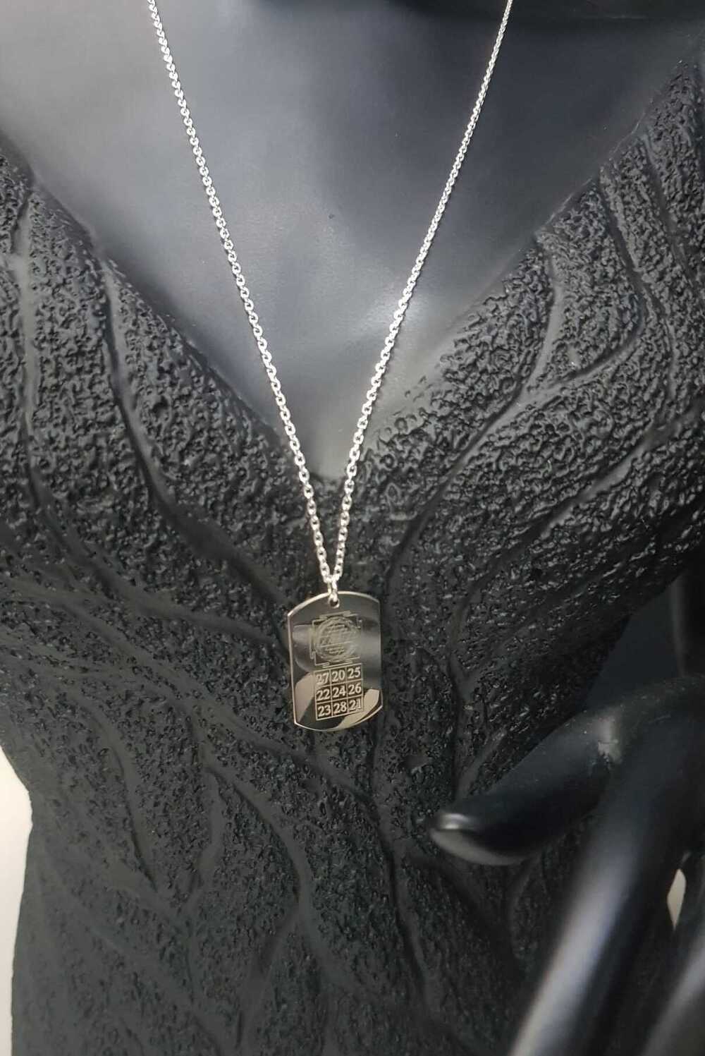 Vog Kubera Yantra V Sri Yantra Koruyucu Güçleri Birleştiren Sayılar 925 Ayar Gümüş Kolye