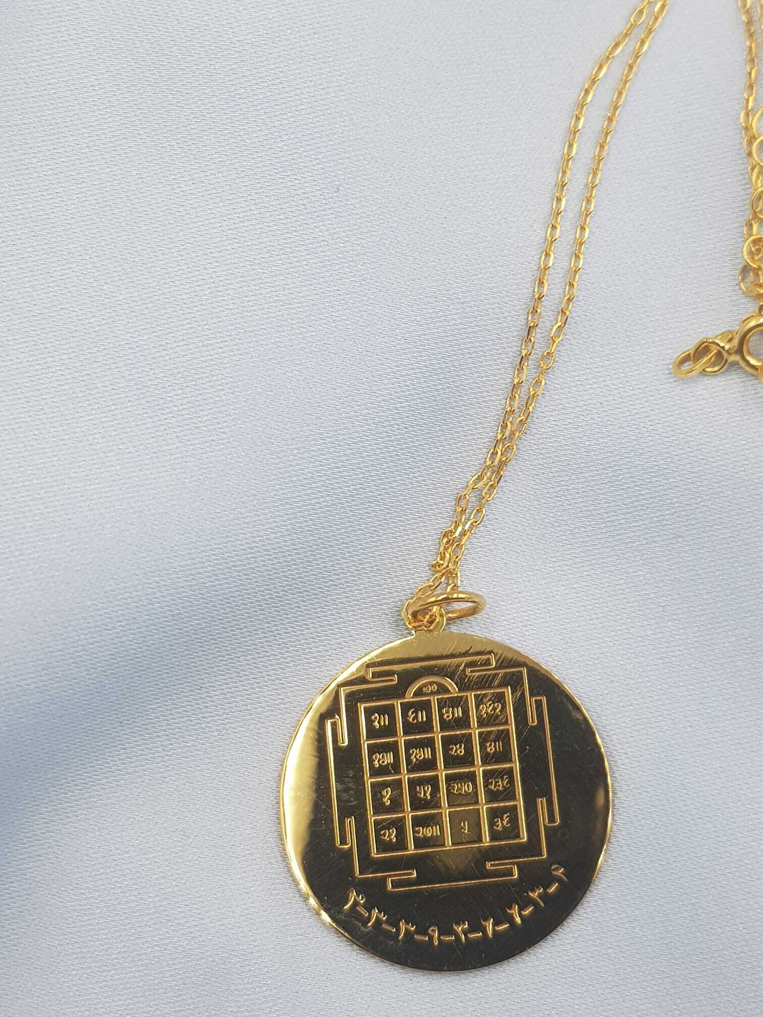 Vog Çift Yönlü Vashikaran&Sri Yantra Aşk,Para,Sağlık.Başarı,Şans Mıknatısı 925 Ayar Gümüş Kolye