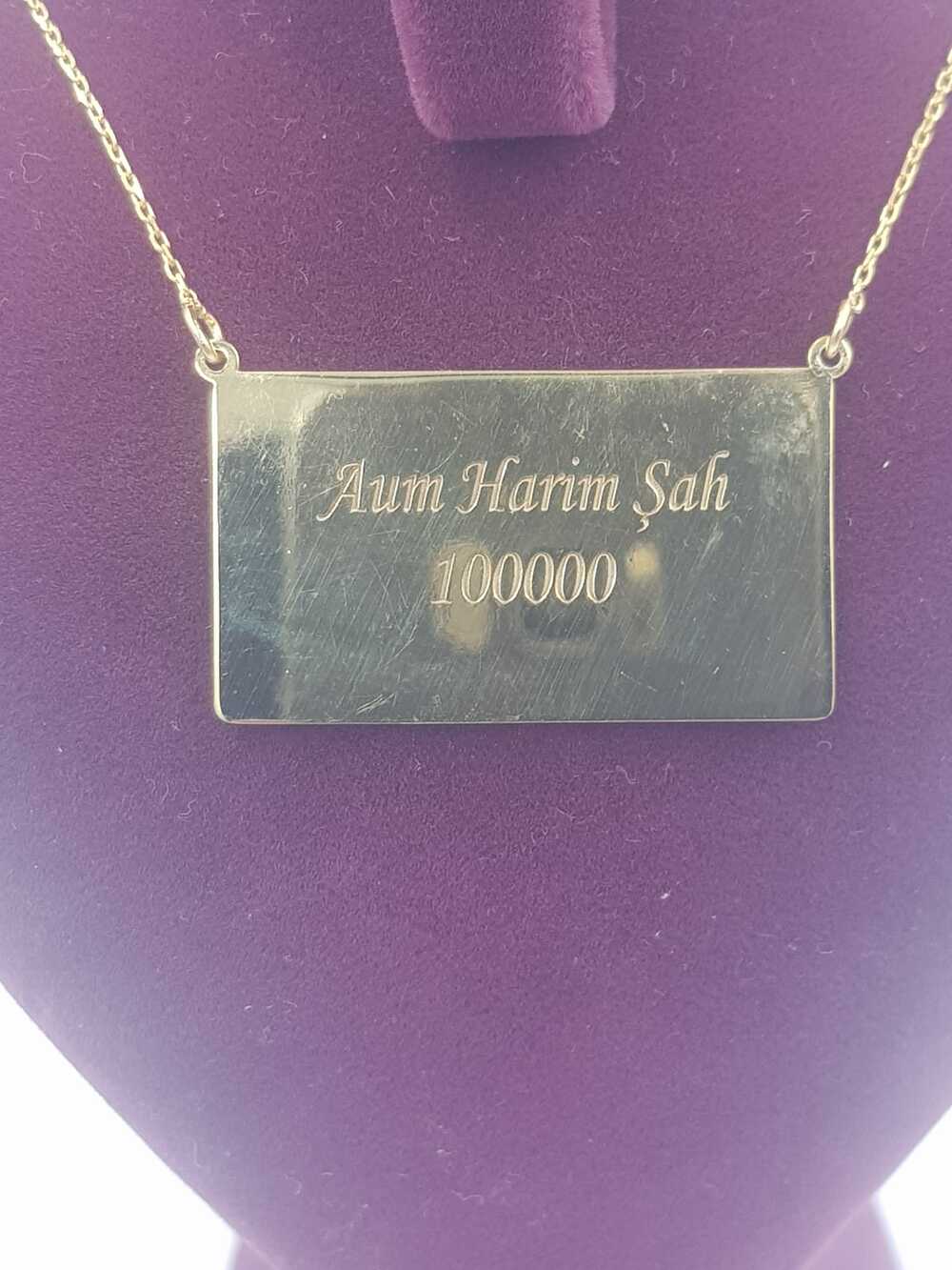 Vog Unisex Çift Yönlü Vashikaran&Kuber Yantra Aşk,Para,Sağlık.Başarı,Şans Mıknatısı Gümüş Kolye