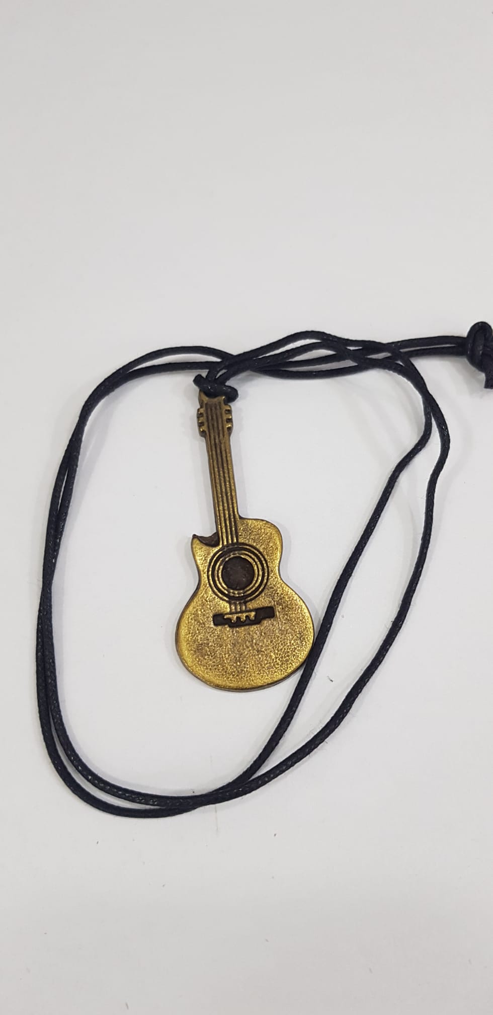 Vog Prinç Meteryalli Gitar Deri İp Görünüm Sevgiliye,Arkadaşa,Babaya Hediye Kolye