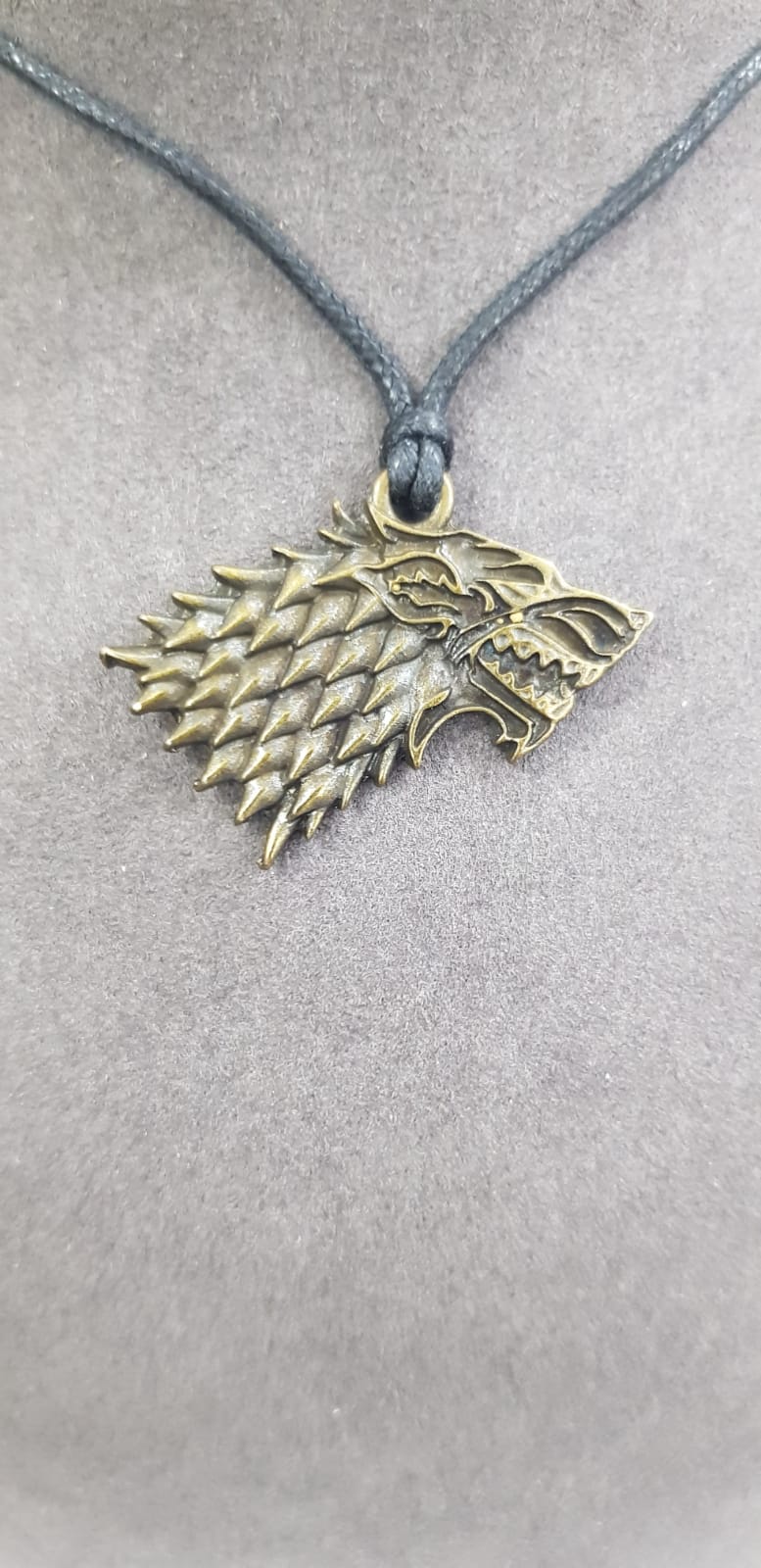 Vog Prinç Meteryalli Game Of Thrones Ulu Kurt  Deri İp Görünüm Sevgiliye,Arkadaşa Babaya Kolye