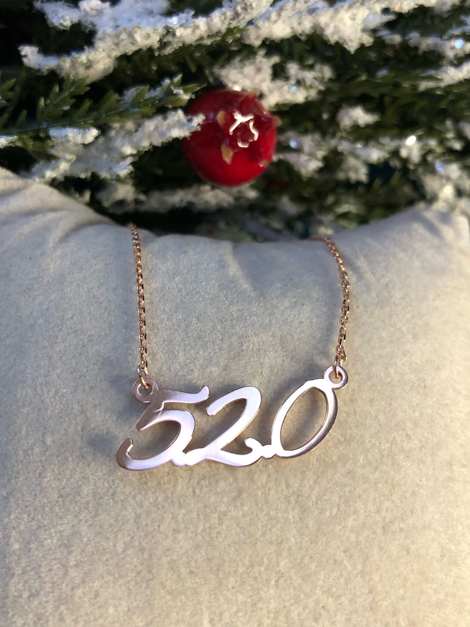 Vog 520 Acil Para Sekansı Rose Renk 925 Ayar Gümüş Sevgiliye Eşe Arkadaşa Hediye Kolye