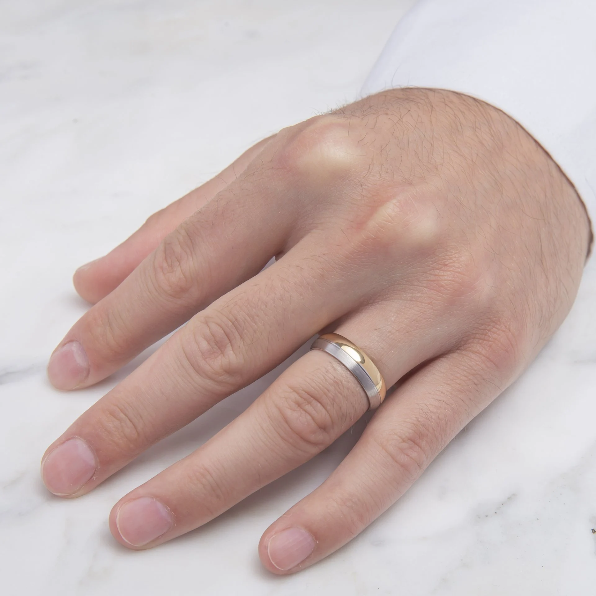Vog 5.5Mm Sun Love Model Erkek 925 Ayar Gümüş Söz Nişan Evlilik Alyans Yüzük 1 Adettir