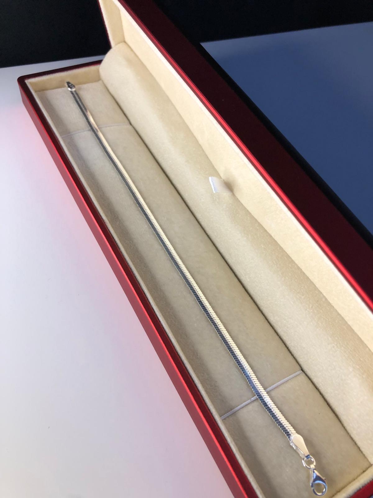 3.5mm İtalyan Bombeli Ezme Set 925 Gümüş • Işıklı Kutuda • Sevgiliye • Eşe • Babaya • Bileklik Kolye