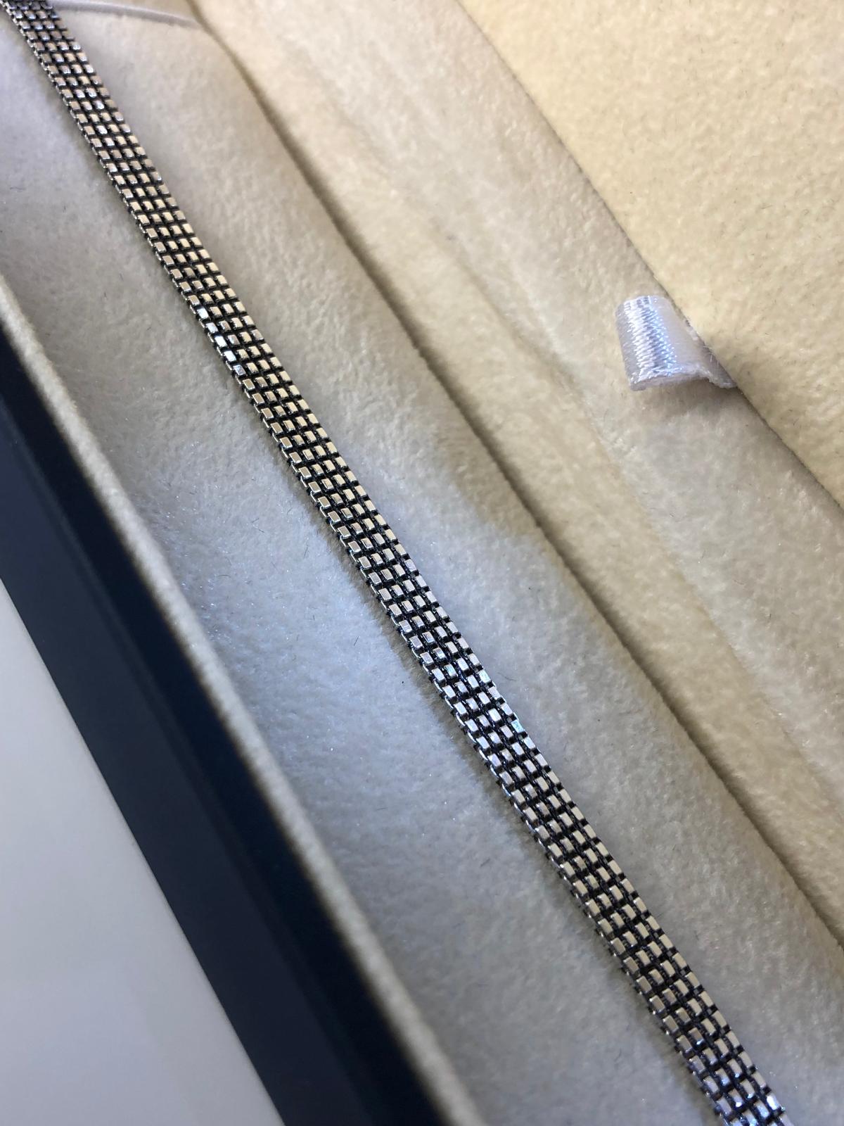 Erkek Gümüş Bileklik - 4mm Old Money Hasır Erkek Bileklik Made in İtaly Luxury Silver• Işıklı Kutuda