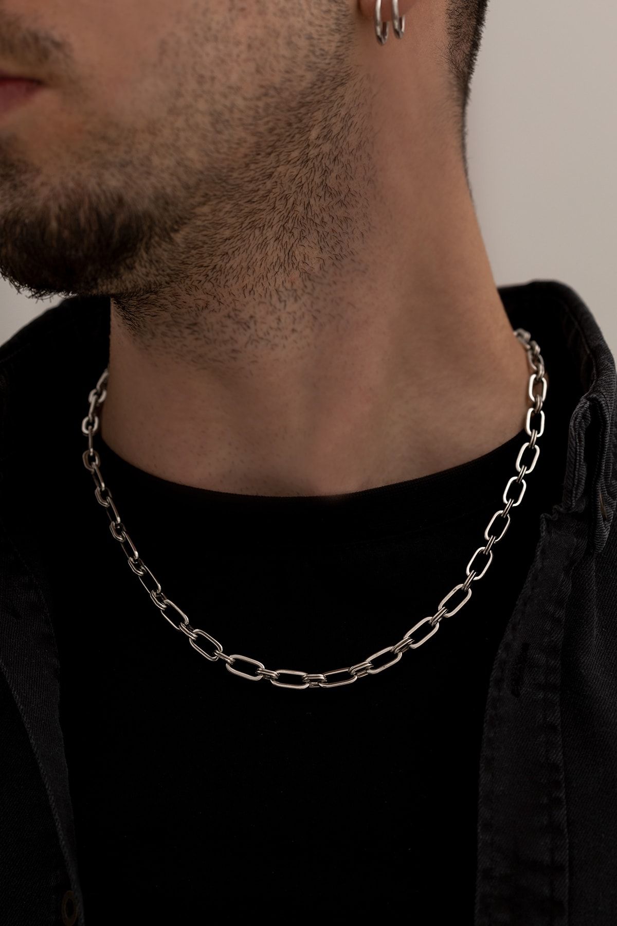 Vog Vip Çelik Oval Ataç Model Sevgiliye,Babaya,Arkadaşa Hediye Kolye