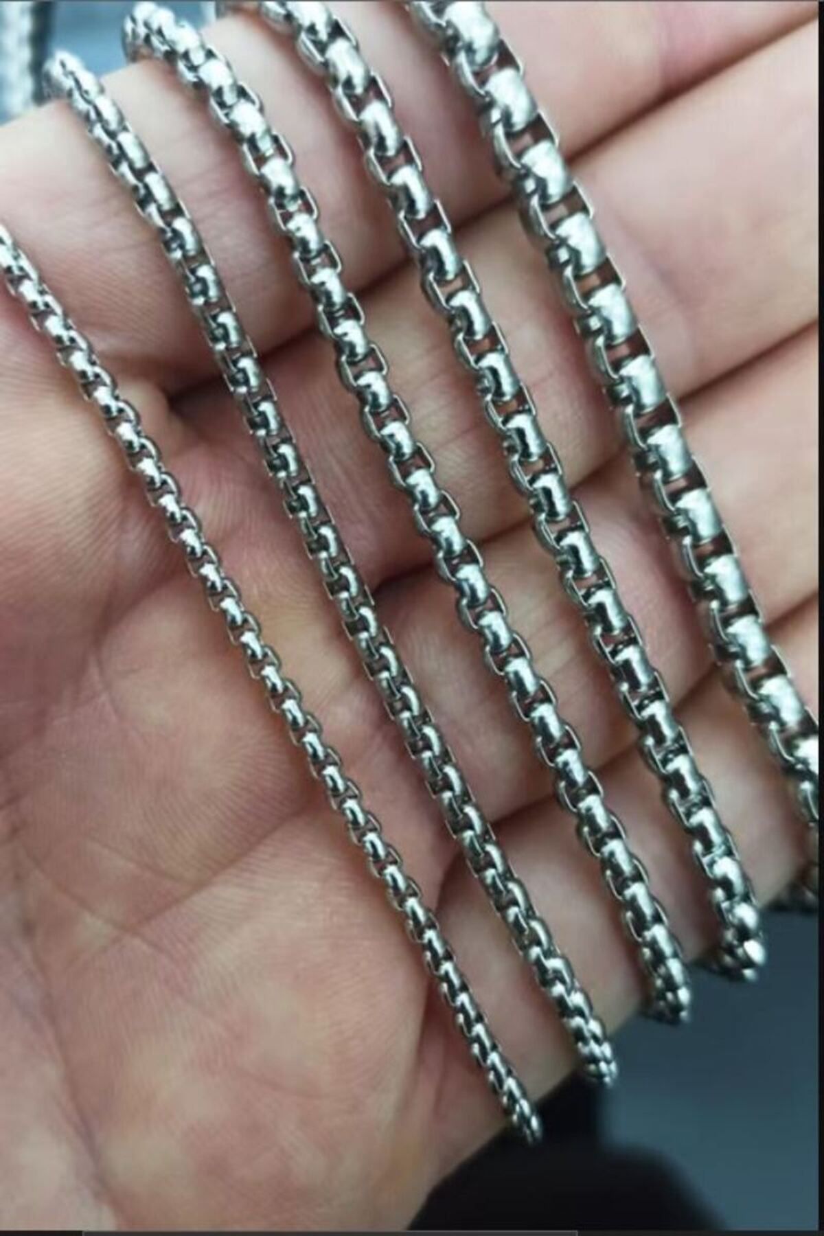 Vog Vip Lüks 3Mm Polo Model Erkek Çelik - Sevgiliye - Eşe - Babaya - Arkadaşa Hediye Kolye