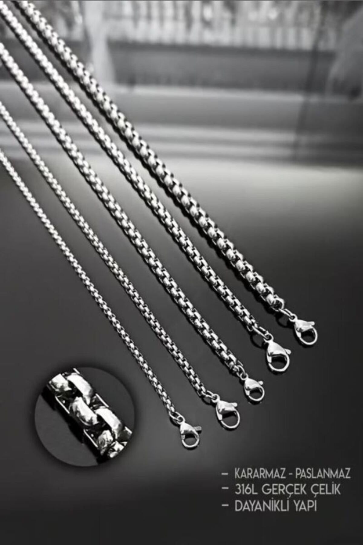 Vog Vip Lüks 3.5Mm Polo Model Erkek Çelik - Sevgiliye - Eşe - Babaya - Arkadaşa Hediye Kolye
