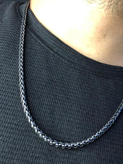 Spiga Model Siyah Kaplama • Işıklı Kutuda Sevgiliye • Eşe • Babaya Hediye Çelik Kolye