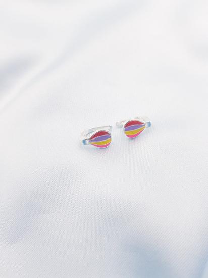 Vog Renkli Balon Temalı Minik 925 Ayar Gümüş Hediyelik Çocuk Bebek Küpesi