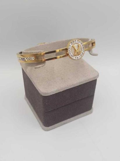 Vog Çelik Louıs Vuıtton (1) Model Sevgiliye,Anneye,Arkadaşa Hediye Bileklik