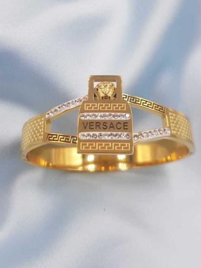Vog Çelik Versace Model Sevgiliye,Anneye,Arkadaşa Hediye Bileklik