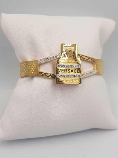 Vog Çelik Versace Model Sevgiliye,Anneye,Arkadaşa Hediye Bileklik