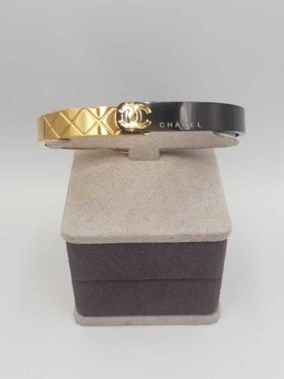 Vog Çelik Chanel (5) Model Taş İşlemeli Sevgiliye,Anneye,Arkadaşa Hediye Bileklik