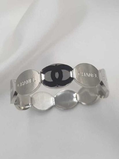 Vog Çelik Chanel (11)Oval Tasarım Sevgiliye,Anneye,Arkadaşa Hediye Bileklik