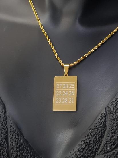 Vog Unisex Çift Yönlü Vashikaran&Kuber Yantra Aşk,Para,Sağlık.Başarı,Şans Mıknatısı Çelik Kolye