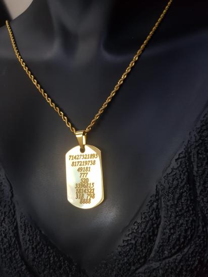 Vog Kuber Yantra Sağlık,Para,Şasn v Korunma Çelik Kolye