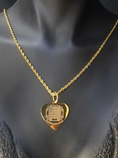 Vog Unisex Tılsımlı Aşk Mıknatısı Vashikaran Kalp Model Çelik Kolye