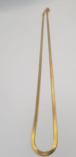 Vog Vip Çelik Kadın 4Mm İtalyan Kalın Model  Kararmaz Zİncir Kolye