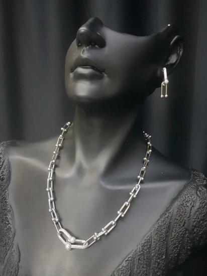 Vog Vip Çelik Xuping Model Tiffany&Co 3’Lü Set Sevgiliye,Anneye,Arkadaşa Kolye,Bileklik,Küpe