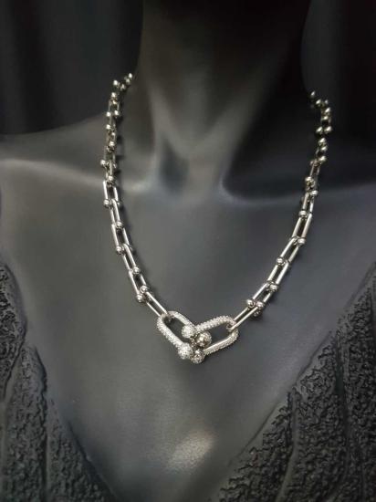 Vog Vip Çelik Xuping Model Tiffany&Co Taşlı Model Sevgiliye,Anneye,Arkadaşa Hediye Kolye