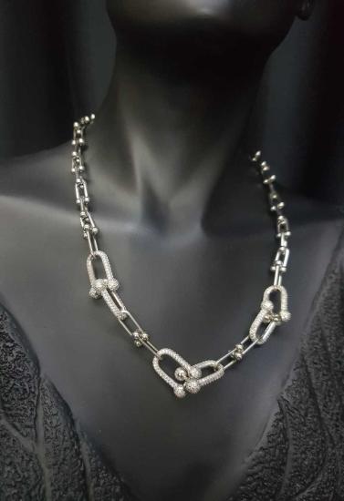 Vog Vip Çelik Xuping Model Tiffany&Co Taşlı Model Sevgiliye,Anneye,Arkadaşa Hediye Kolye