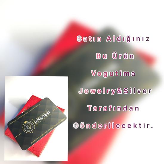 Vog Sekizgen Mat Okside Tasarım Kuzey Yıldızı Detay V Şampania Taşlı 925 Ayar Gümüş Yüzük