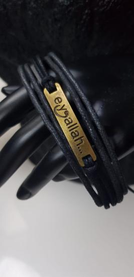 Vog Prinç Meteryal Ey Allah Yazılı Unisex Sevgiliye,Arkadaşa Babaya Hediyelik Bileklik