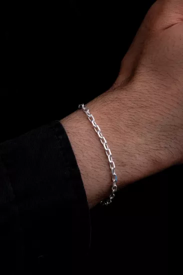 3.5mm Forse Model 925 Gümüş Bileklik • Sevgiliye • Eşe • Babaya Bileklik