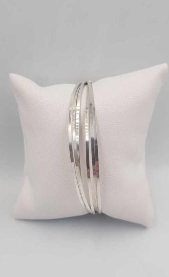 Vog El İşi Tel Model Kırmızı İp Detaylı 925 Ayar Gümüş Sevgiliye,Anneye,Eşe,Arkadaşa Hediye Bileklik