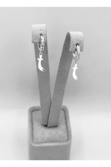 Vog Zülfikar Taşlı 925 Ayar Gümüş Sevgiliye,Anneye,Eşe,Arkadaşa Hediye Küpe 