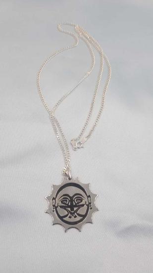 Vog Hz.Ali Alevi Bektaşi 12 İmam Teslim Sembolü 925 Ayar Gümüş Kolye