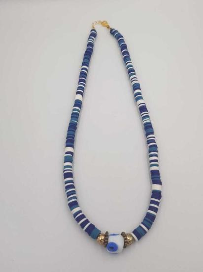 Vog Göz Boncuk V Renkli Fimo (4) Bijuteri kolye